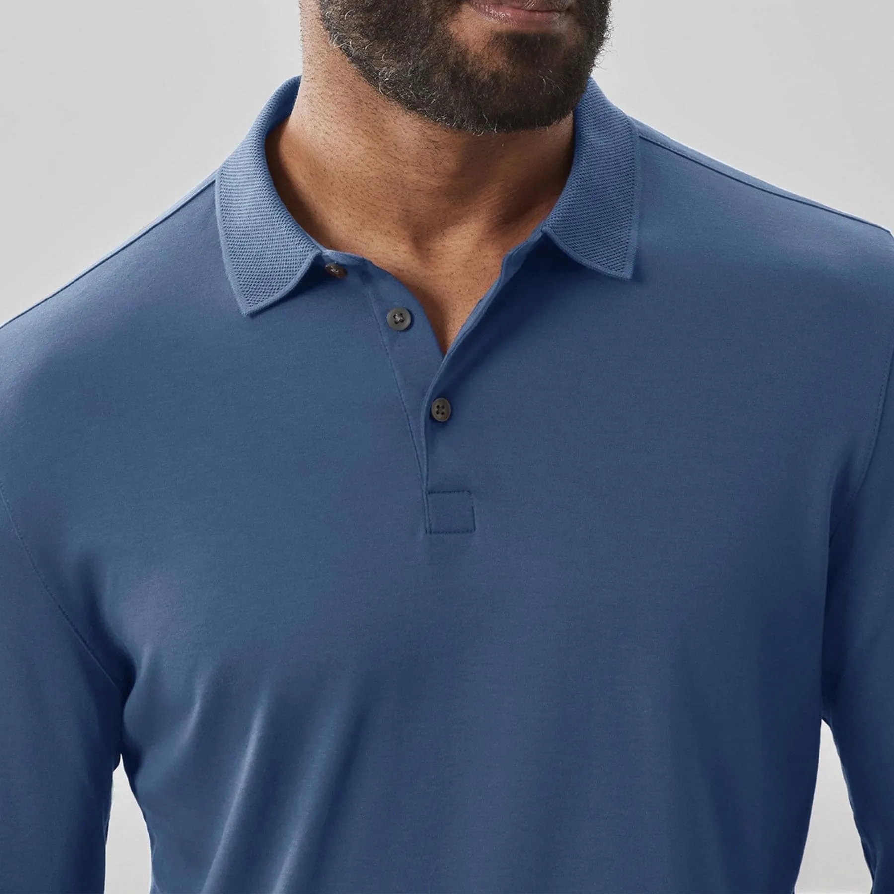 The Barakett Long-Sleeve Polo