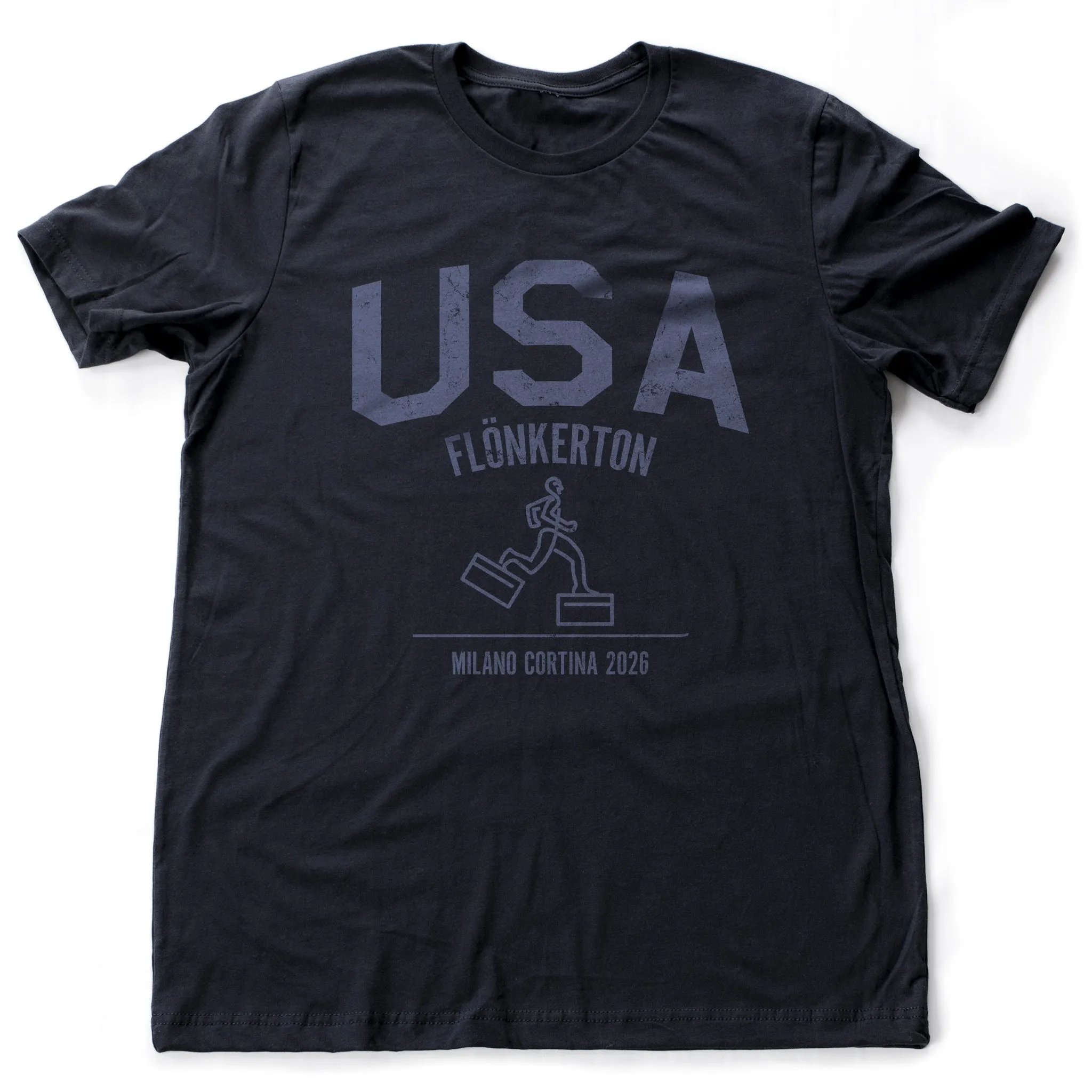 The Office Olympics - Flonkerton - Team USA - Dunder Mifflin - fun unisex premium tv parody t-shirt