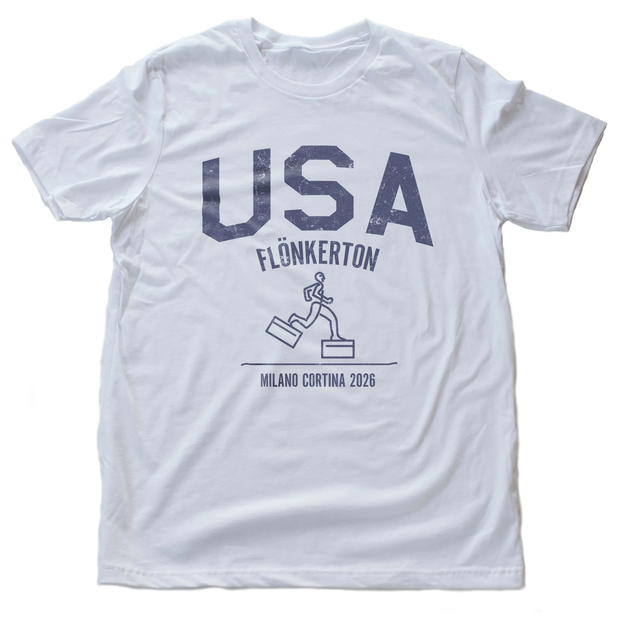 The Office Olympics - Flonkerton - Team USA - Dunder Mifflin - fun unisex premium tv parody t-shirt