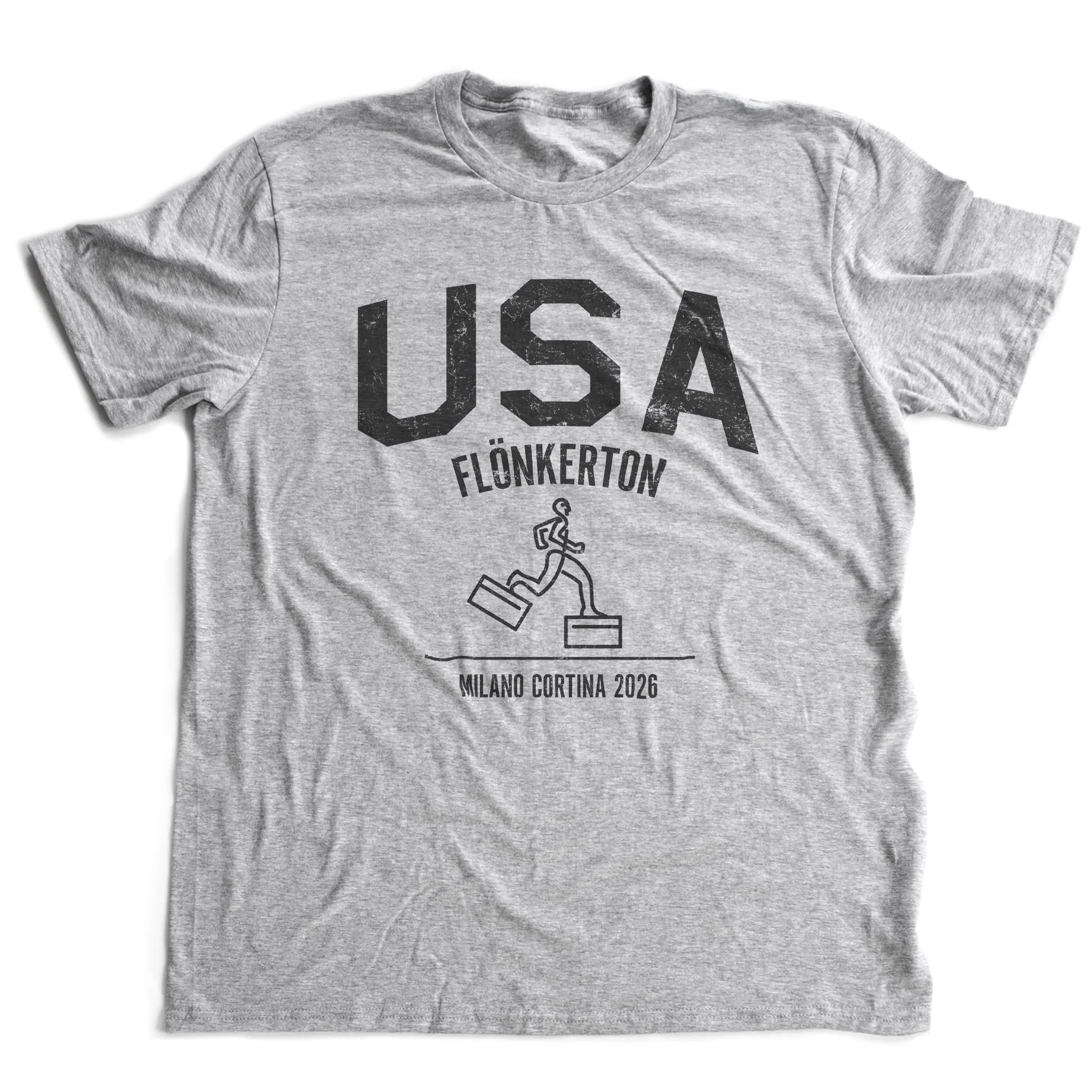 The Office Olympics - Flonkerton - Team USA - Dunder Mifflin - fun unisex premium tv parody t-shirt