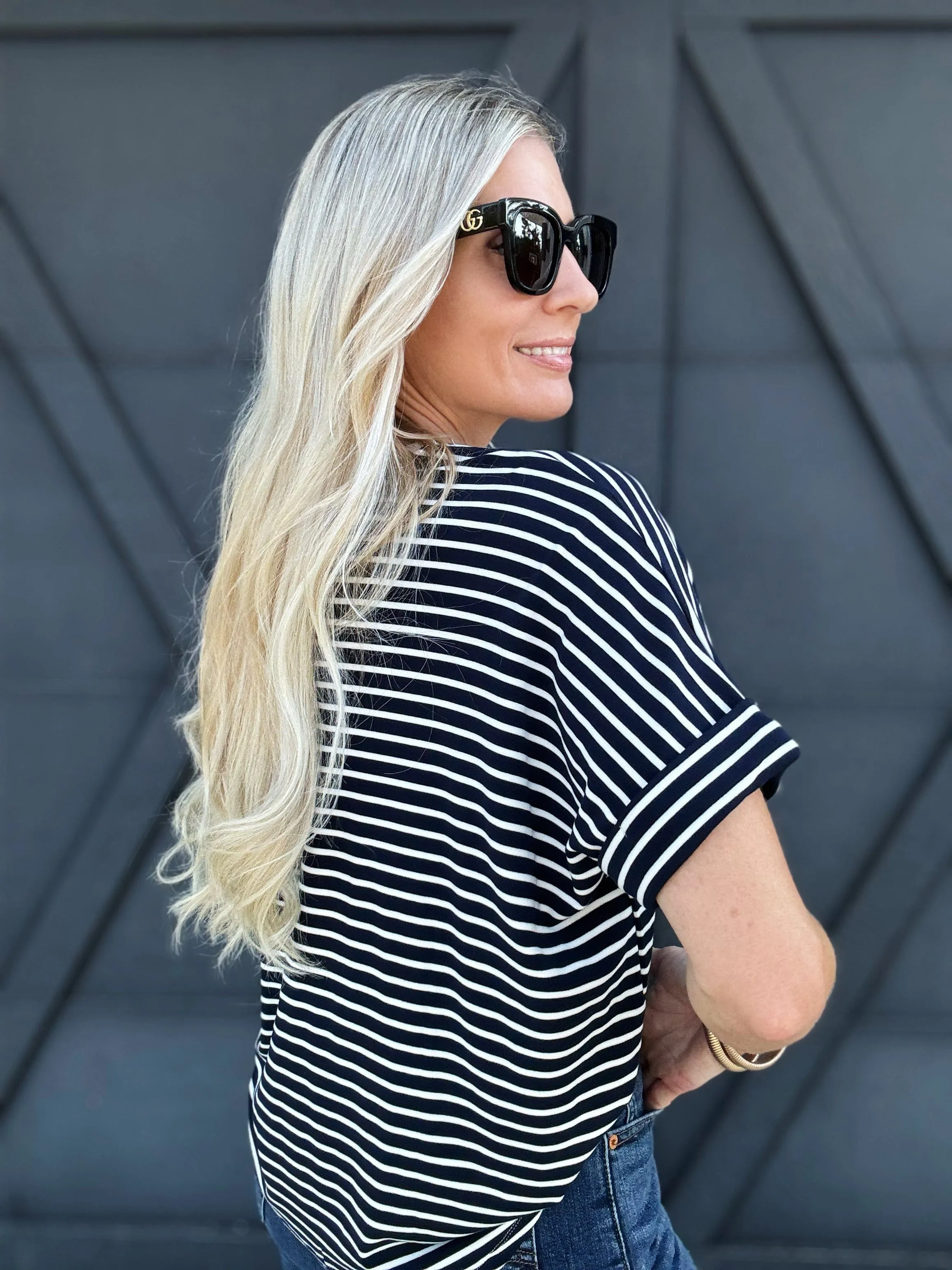 The Ruthie Top In Navy