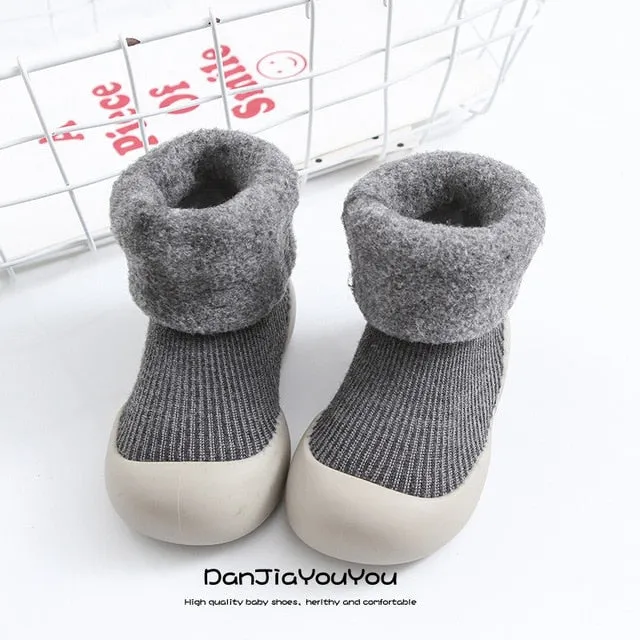 Thickened Socks Shoes Super Warm for Kids and Babies