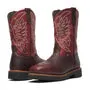 Thorogood 4322 Western Work – Waterproof Chili/Crimson – 11″ Safety Toe 804-4322