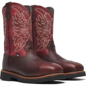 Thorogood 4322 Western Work – Waterproof Chili/Crimson – 11″ Safety Toe 804-4322