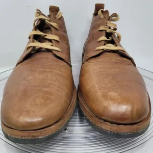 Timberland Boot Co Bardstown Factory Distressed Chukka Saddle Tan Leather Sz 13