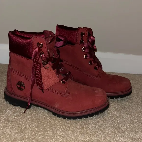 Timberland Maroon Boots