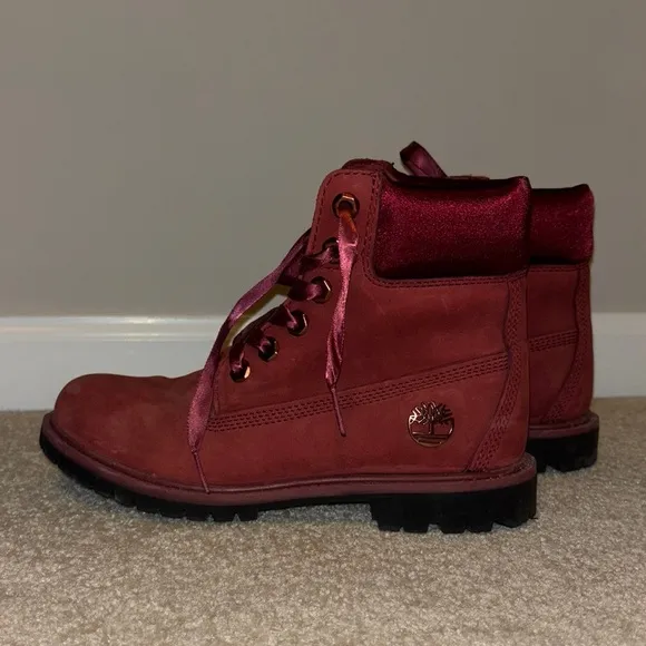Timberland Maroon Boots