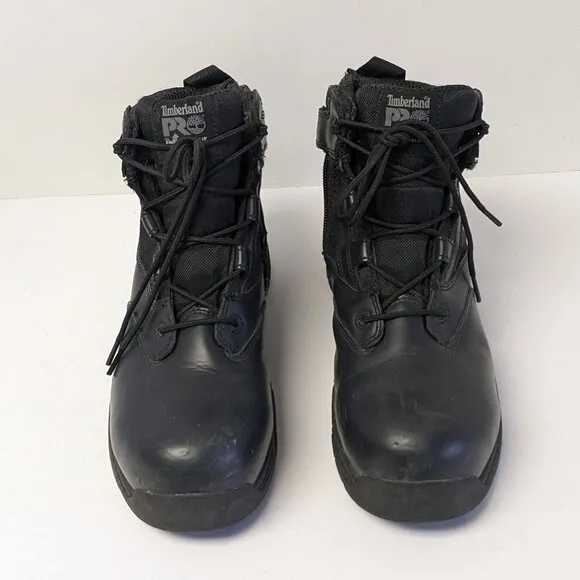 Timberland PRO Valor Duty Composite Toe Work Boots, Black, Men's 7 M