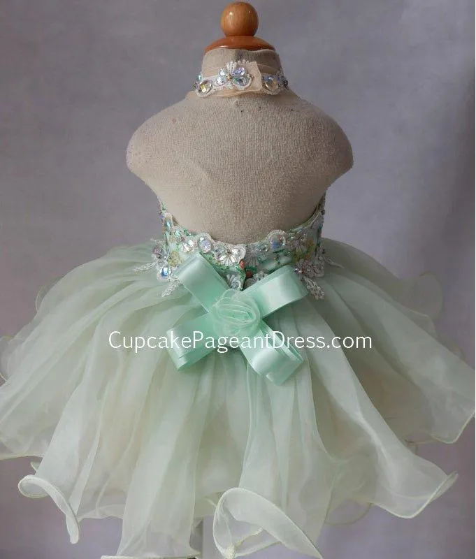 Toddler/Baby Girl/Little Girls Sequins Baby Doll Pageant Dress