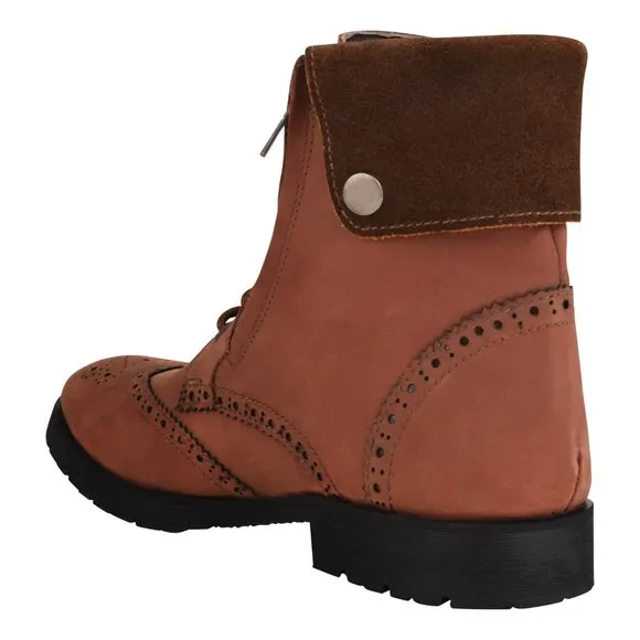 Tom Men's Brown Leather Ankle Length Boots
