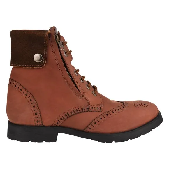 Tom Men's Brown Leather Ankle Length Boots