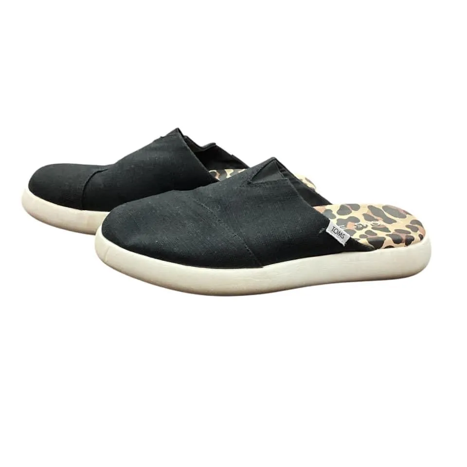 TOMS BLACK SLIP ONS (#139)- SIZE 7.5