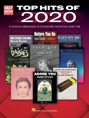 TOP HITS OF 2020 FOR EASY GUITAR