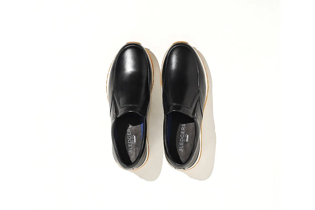 Tor Black Slip On Sneakers
