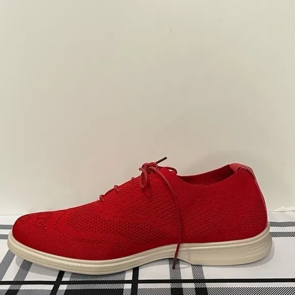 TR shoes sneaker casual red wing tip pattern