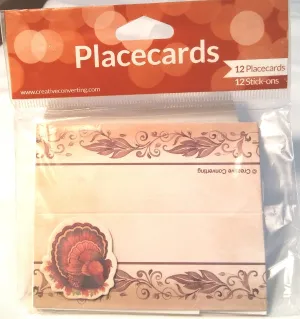 TRADITIONAL FEAST THANKSGIVING PLACE CARDS