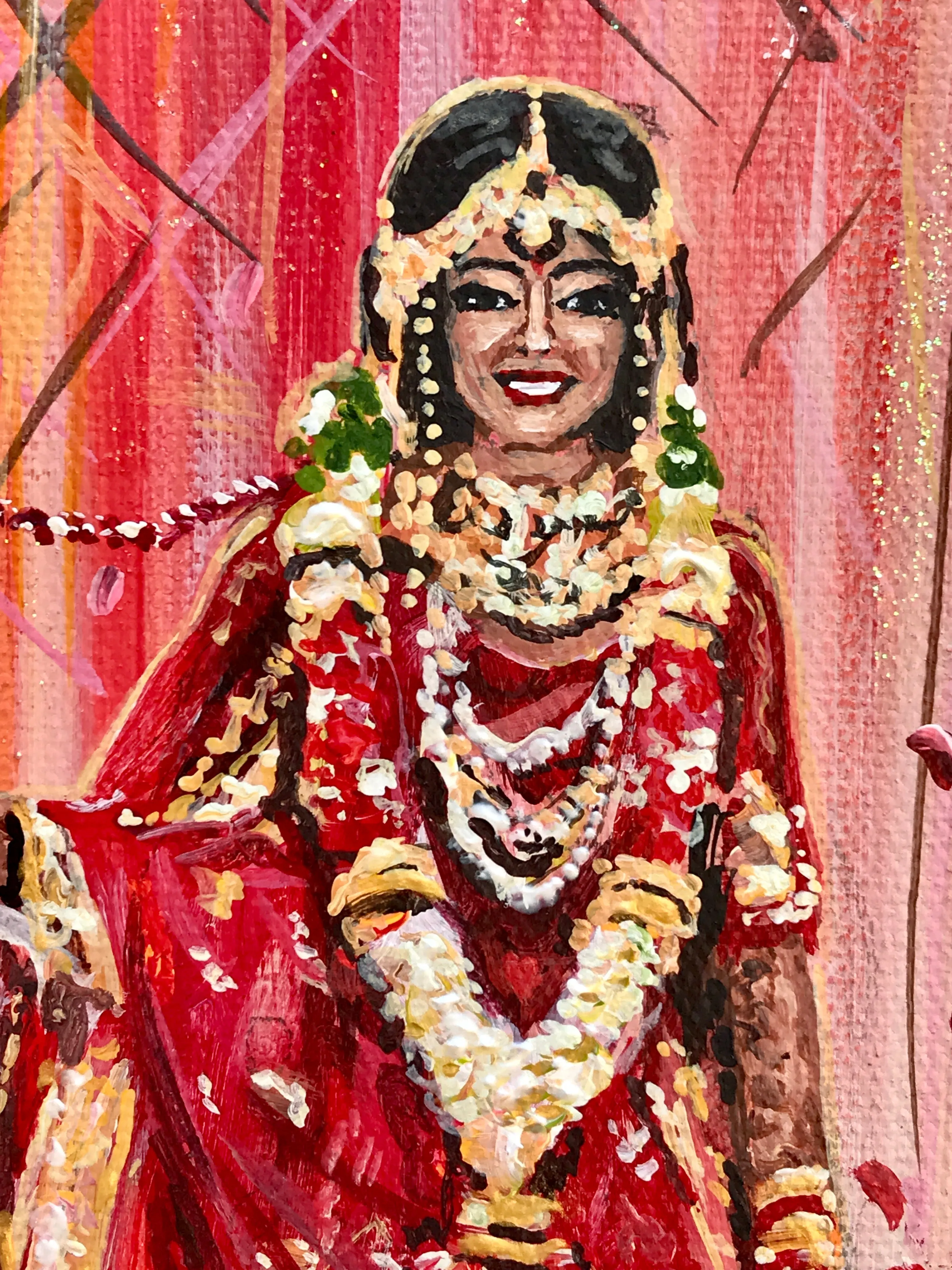 Traditional Indian Wedding in Smokies Live Event Painter 2022