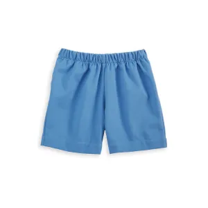 Twill Boy's Play Short -- Blue