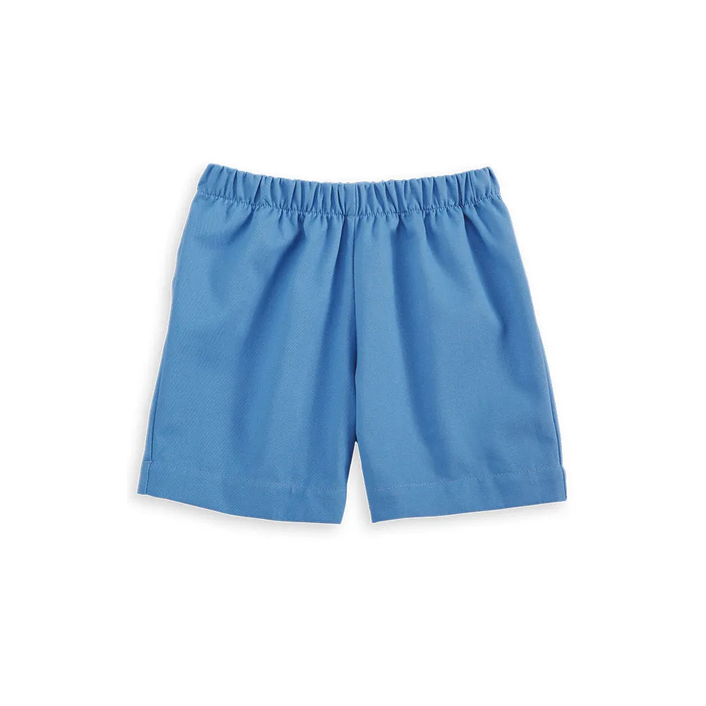 Twill Boy's Play Short -- Blue