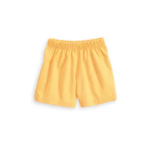 Twill Boy's Play Short -- Yellow