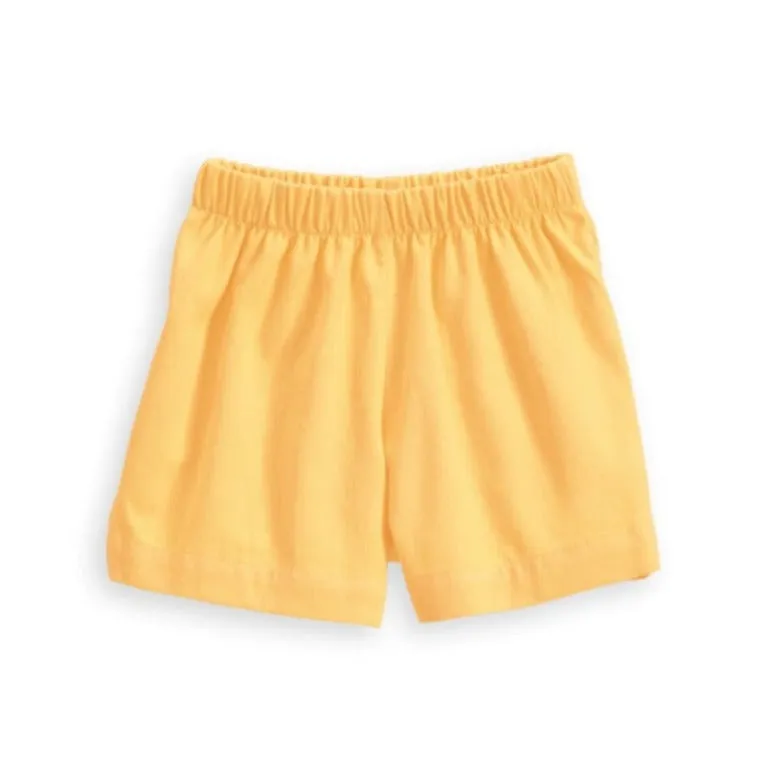 Twill Boy's Play Short -- Yellow