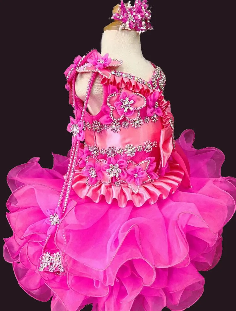 Two Pieces International Baby Girl/Baby Miss/Toddler/Infant Cupcake Pageant Dress