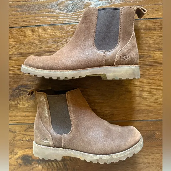 Ugg Brown Bolden Ankle Boots