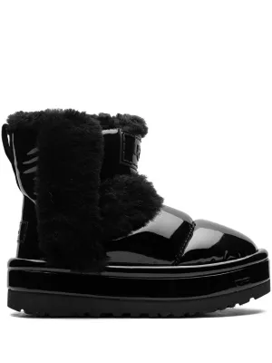 UGG Classic Chillapeak Shine "Black" ankle boots