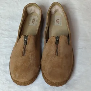 UGG. Selera style slip ons. Shearling padded heel.