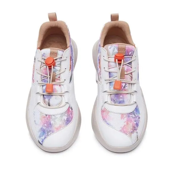 UIN Women's Sneaker Walking Casual Shoes (Fading-Pink Mijas III) New No Box