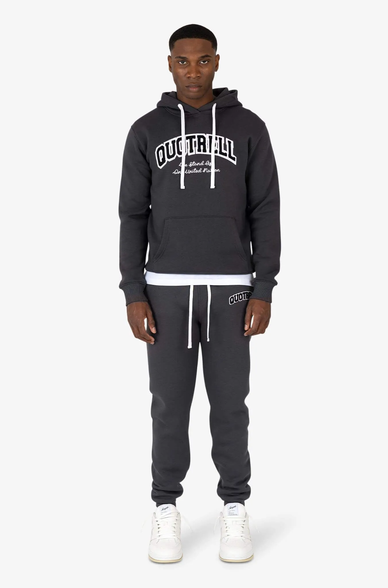 UNIVERSITY PANTS | ANTHRACITE/WHITE