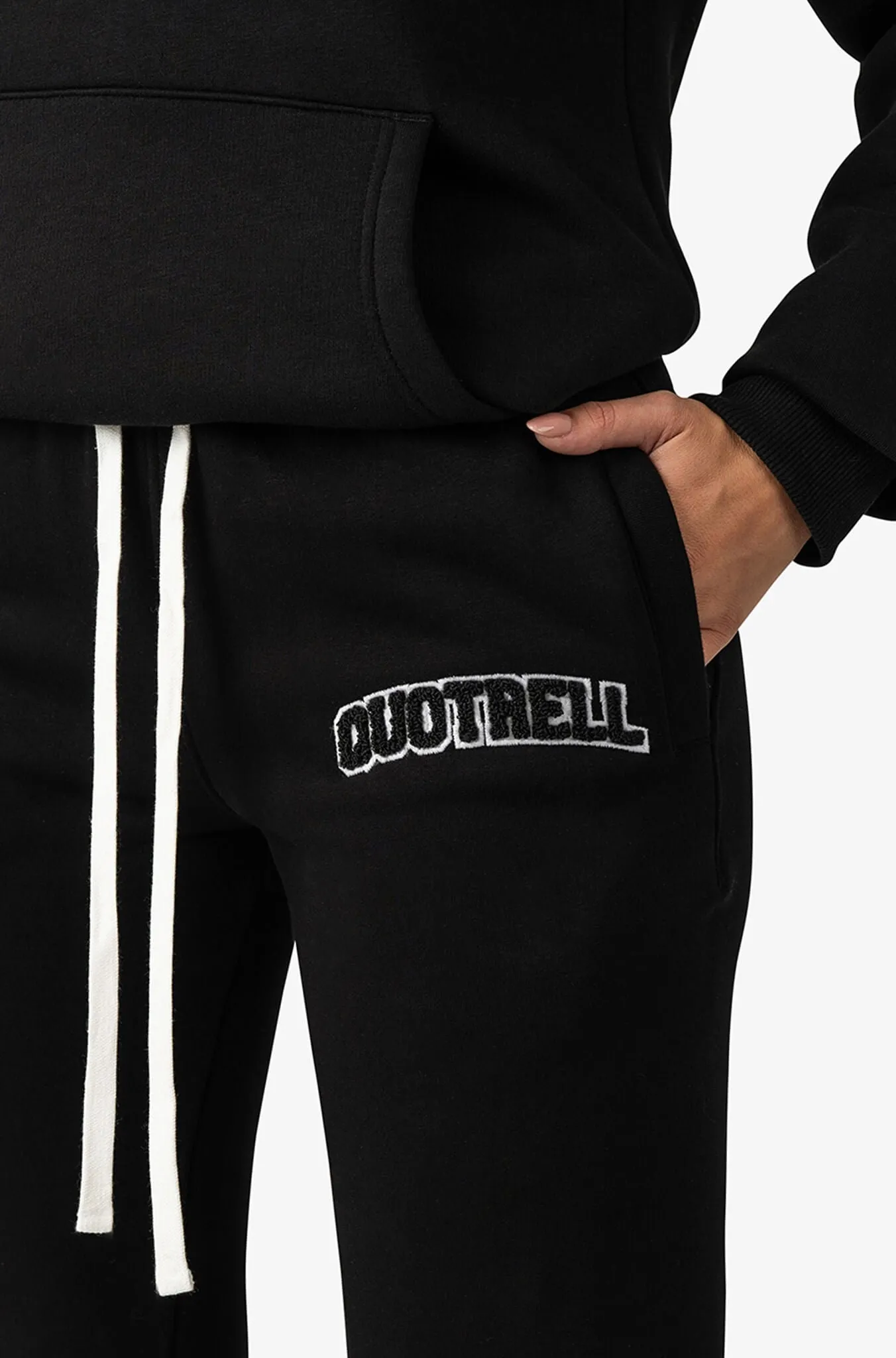 UNIVERSITY PANTS | BLACK/WHITE