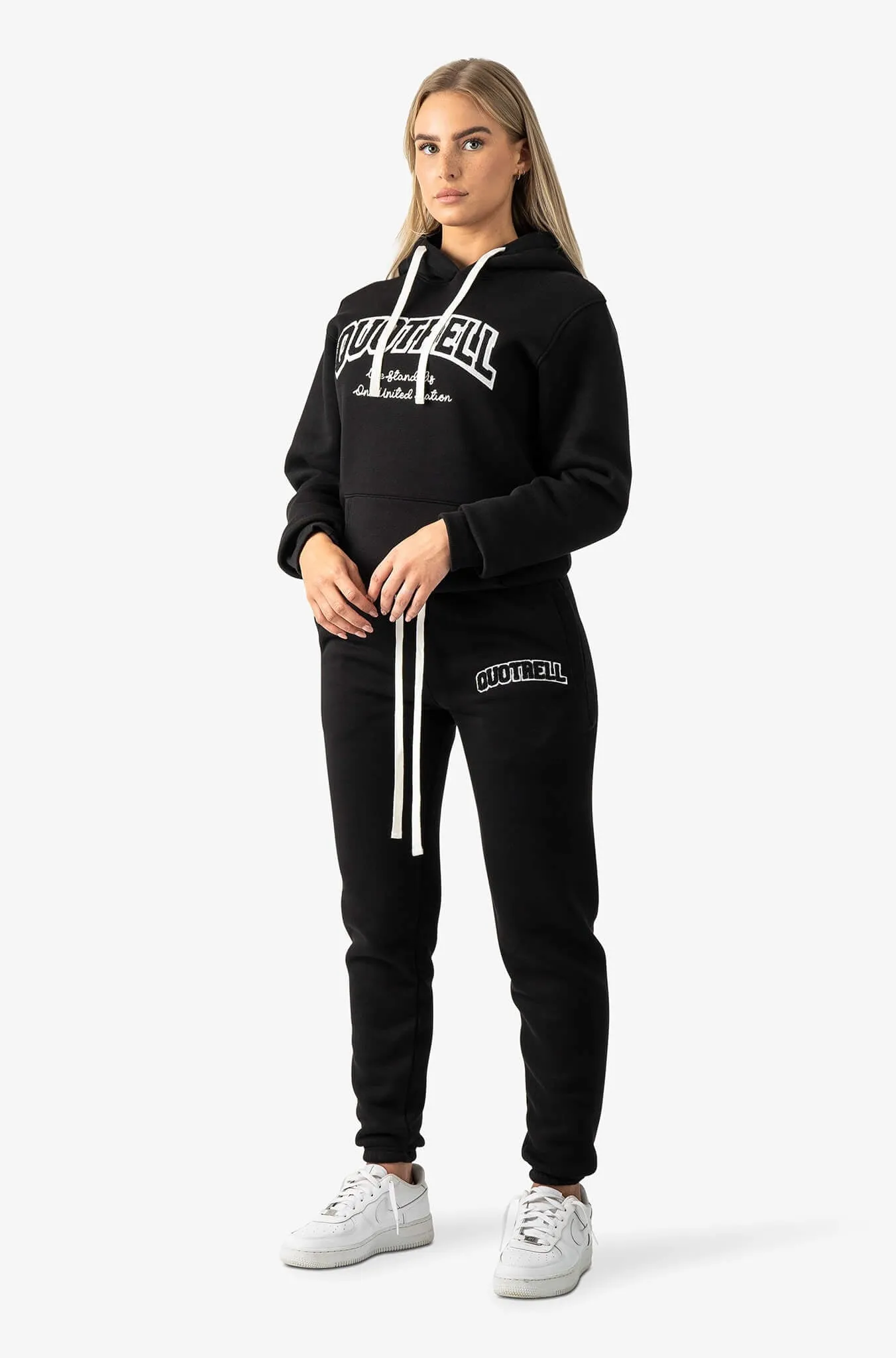 UNIVERSITY PANTS | BLACK/WHITE