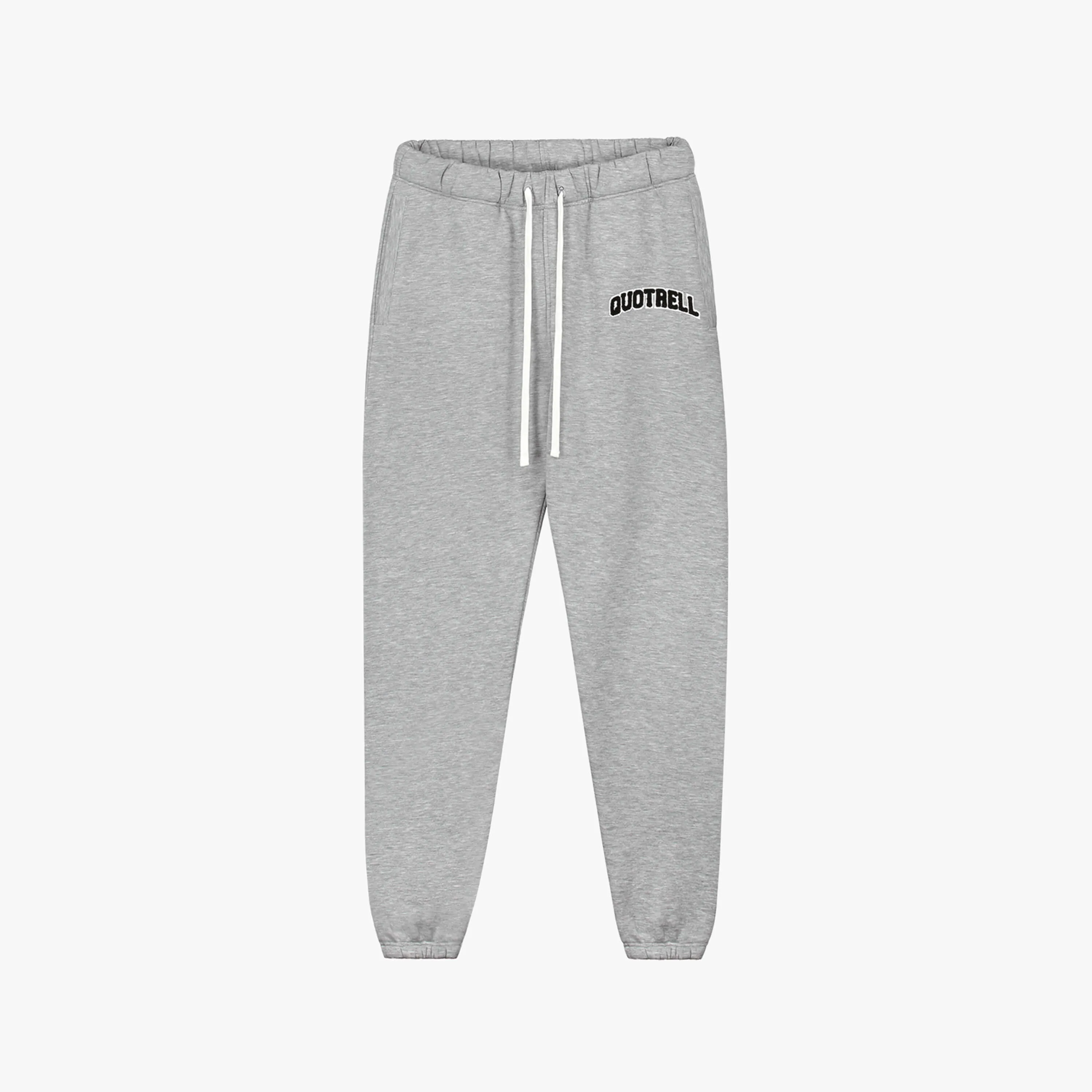 UNIVERSITY PANTS | GREY MELEE/WHITE