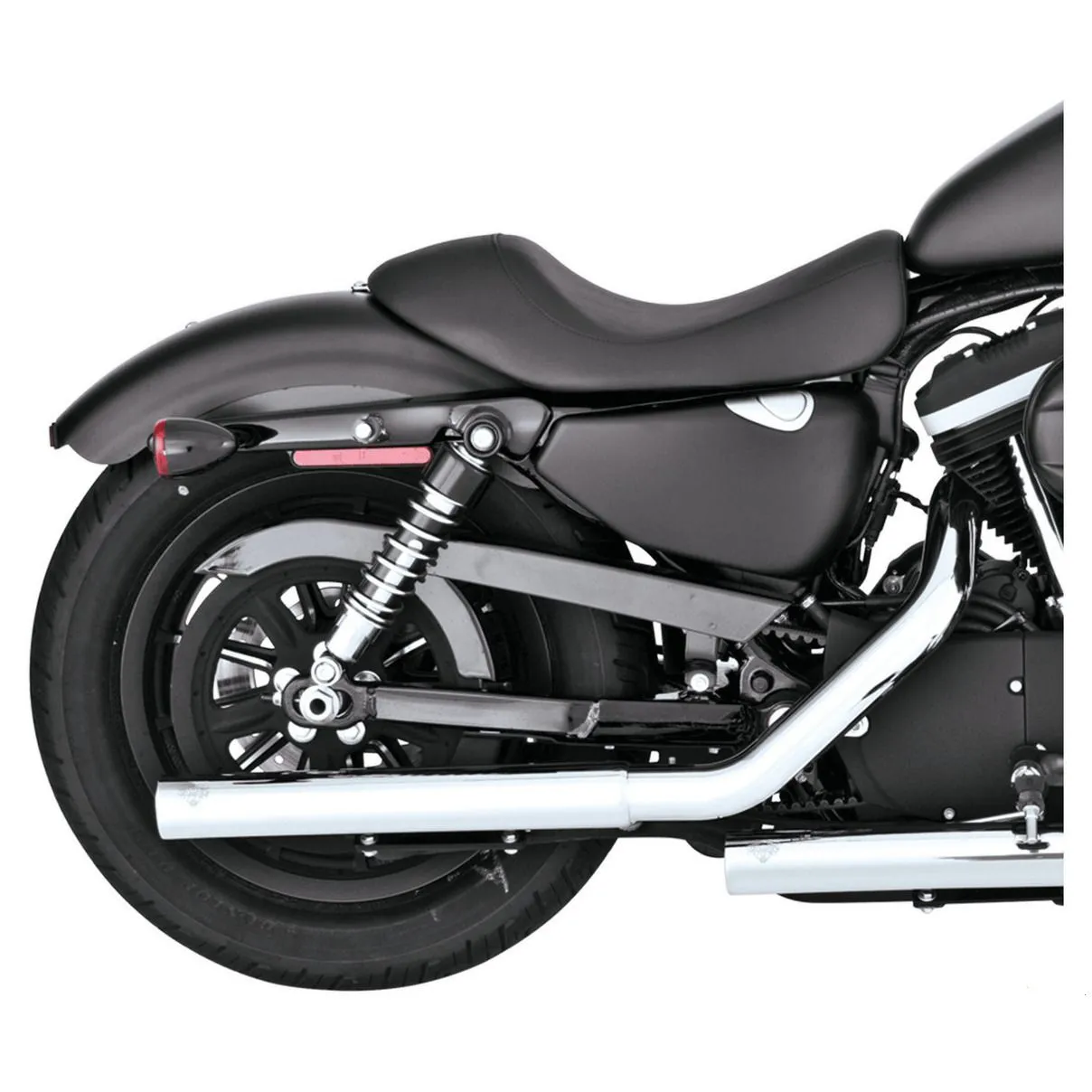 V16819 CHROME STRAIGHTSHOTS SLIP-ON MUFFLERS FOR 04-13 SPORTSTER XL