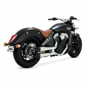 VANCE & HINES  INDIAN SCOUT TRACK SLIP-ONS CHROME v11829