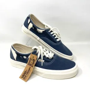 Vans Authentic Low Top Shoes Women's Size Skate Blue White Canvas VN0A5KRD8CP