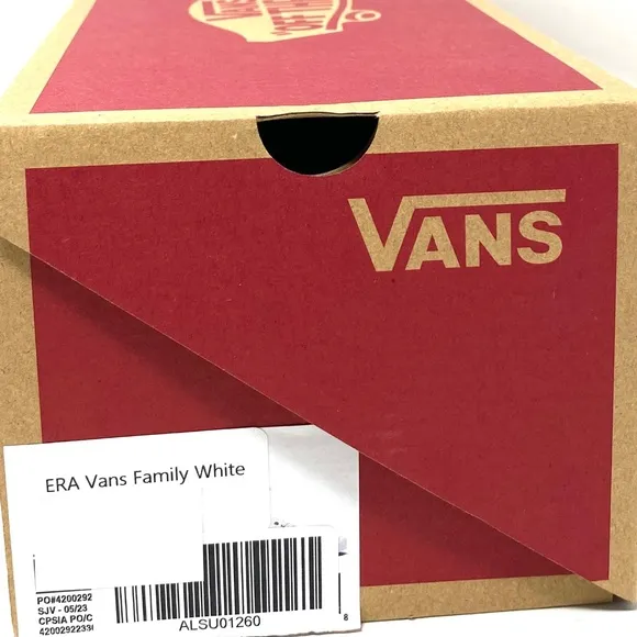 VANS Era Family Shoes Yellow White Canvas Sneakers Low Men Size Custom ALSU01260