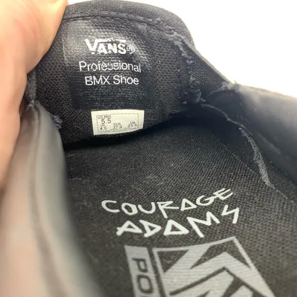 VANS LIKE NEW Courage Adams Wafflecup BMX Slip Ons Mens Size 5.5