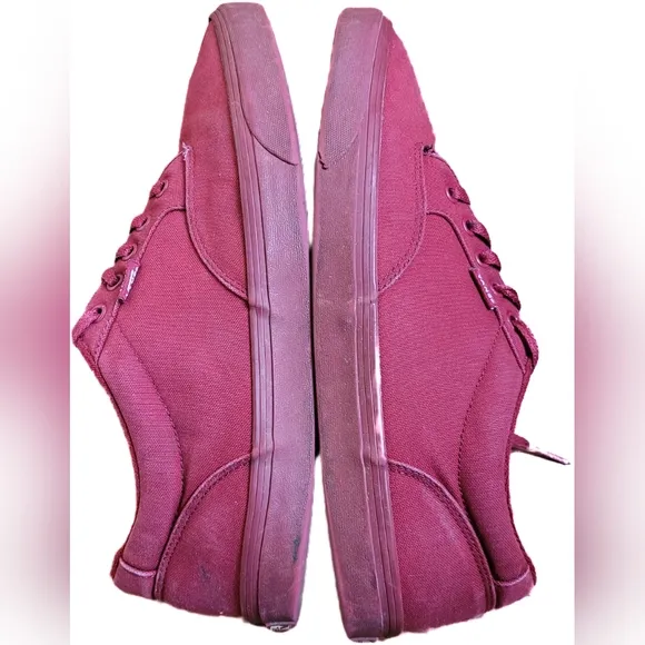 Vans Men's Era Gold Port Royale Red Low Top Sneakers - Size 13 - GUC