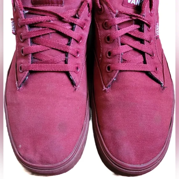 Vans Men's Era Gold Port Royale Red Low Top Sneakers - Size 13 - GUC