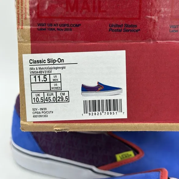Vans Men's Multicolor Slip-On Shoes