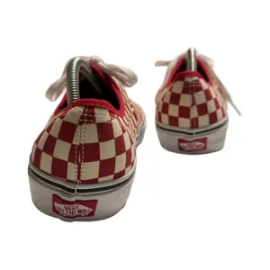 Vans Men's Red Checkered Shoe
