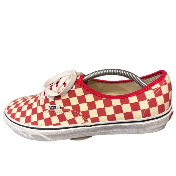 Vans Men's Red Checkered Shoe