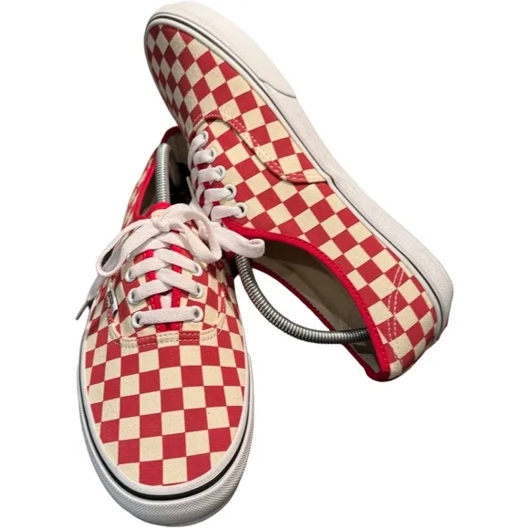 Vans Men's Red Checkered Shoe