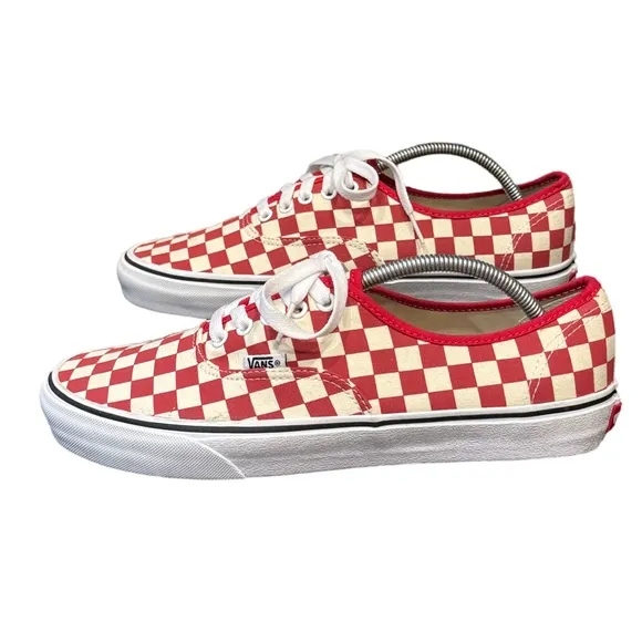 Vans Men's Red Checkered Shoe