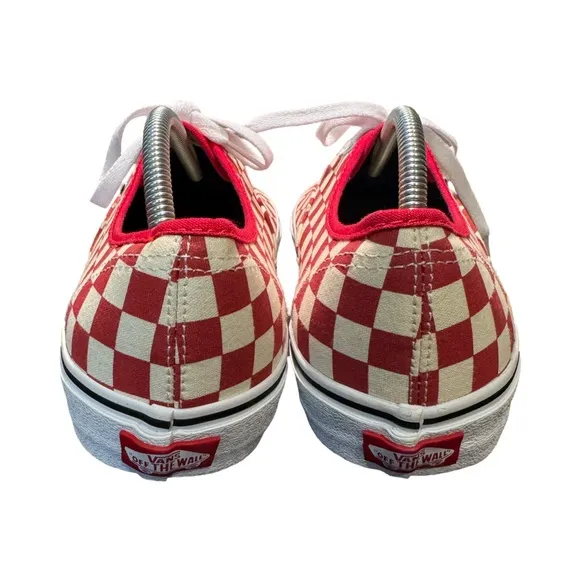 Vans Men's Red Checkered Shoe