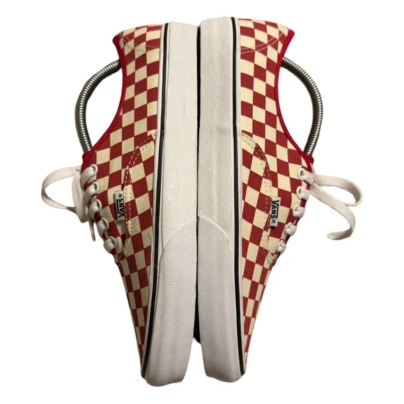 Vans Men's Red Checkered Shoe