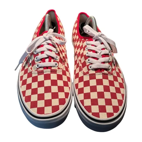 Vans Men's Red Checkered Shoe