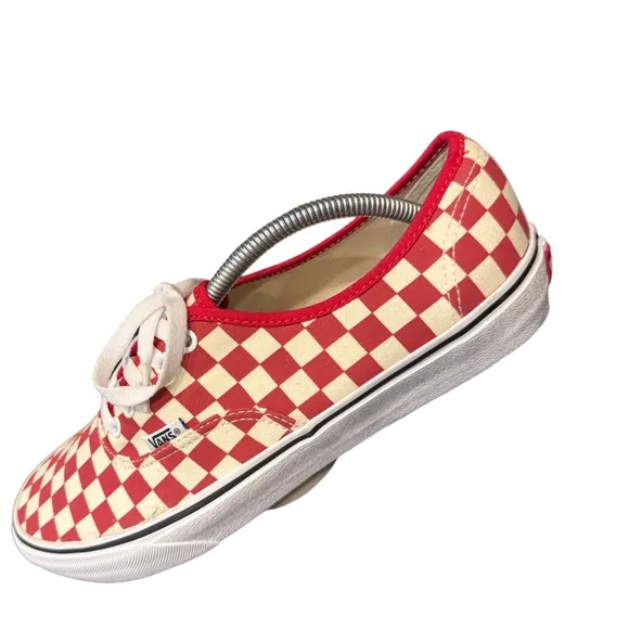 Vans Men's Red Checkered Shoe